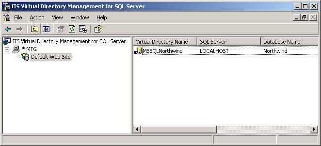 IIS Virtual Directory Management for SQL Server MMC 7